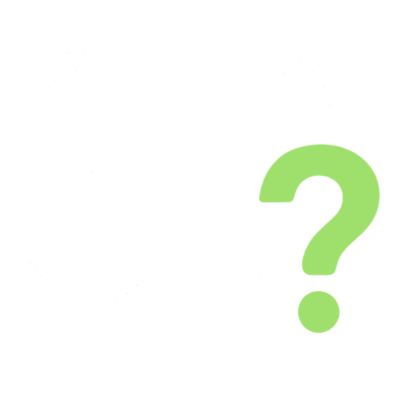 A question mark built from connected line segments and nodes.